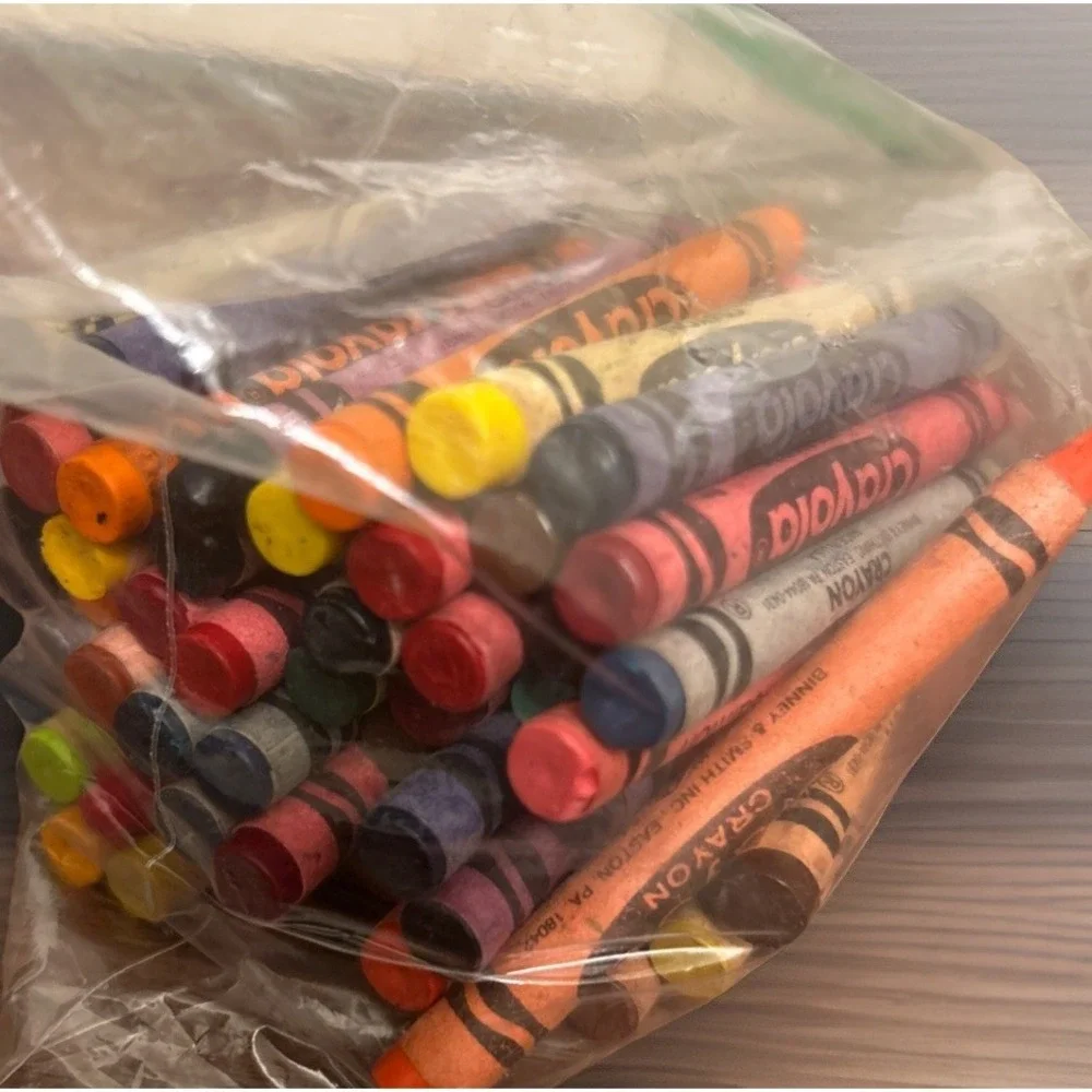 Vintage Retired Crayola Crayons Binney Smith USA lot Of 60 Plus